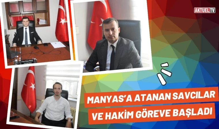 Manyas’a Atanan Savcılar ve Hakim Göreve Başladı