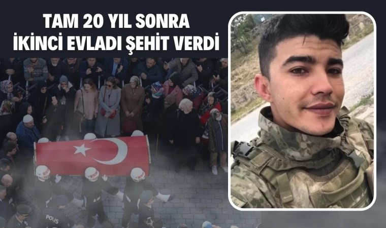 Özek ailesi 20 yıl sonra ikinci Kemal’ini şehit verdi