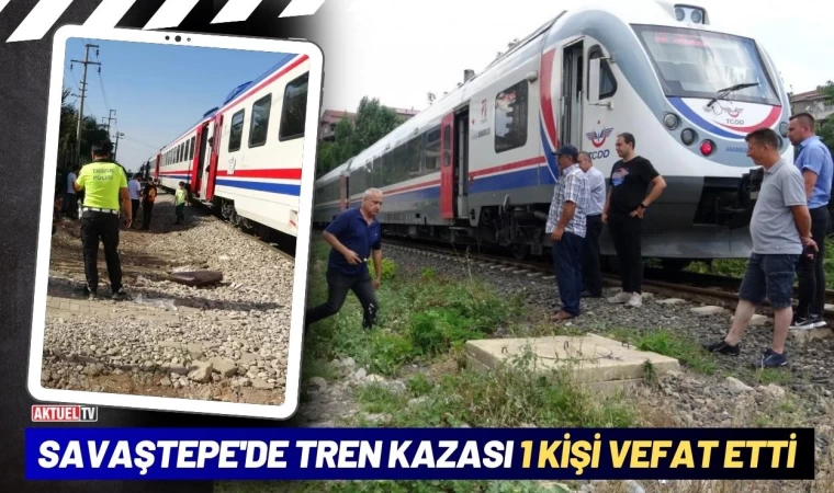 Savaştepe’de Tren Kazası : 1 Ölü