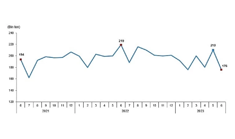 TÜİK: Tavuk eti üretimi 176 bin 179 ton, tavuk yumurtası üretimi 1,58 milyar adet olarak gerçekleşti