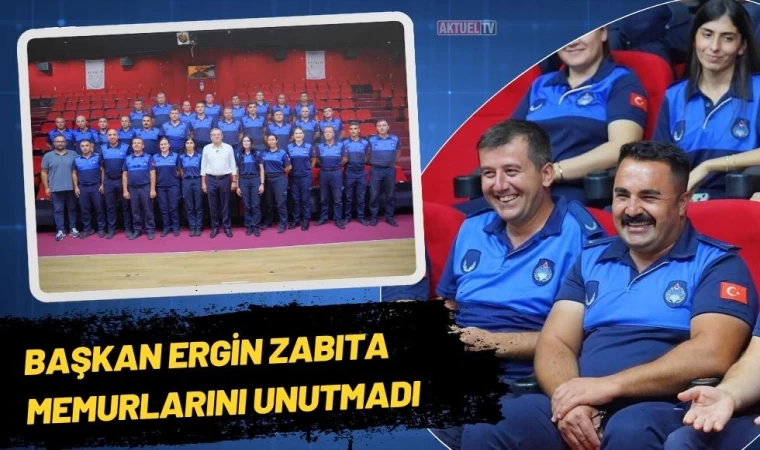 Ayvalık’ta Başkan Ergin Zabıta Memurlarını Unutmadı