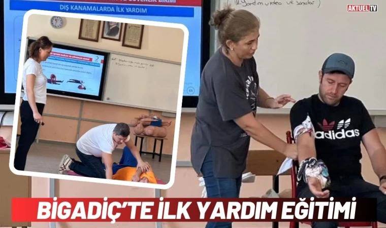 Bigadiç’te İlk Yardım Eğitimi