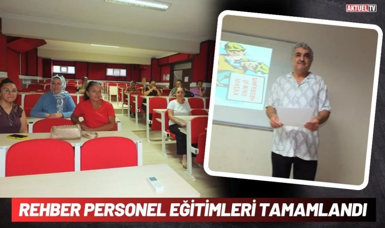 Burhaniye’de Rehber Personel Eğitimleri Tamamlandı