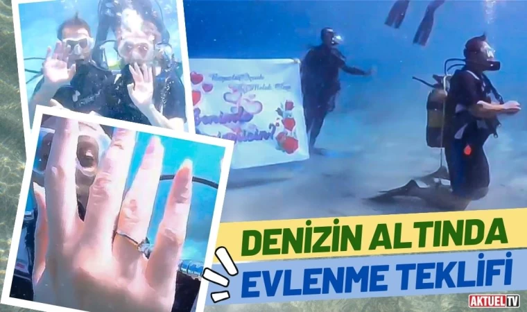 Denizin Altında Evlenme Teklifi