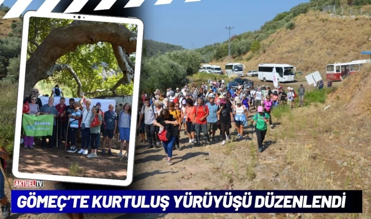 Gömeç’te Kurtuluş Yürüyüşü Düzenlendi