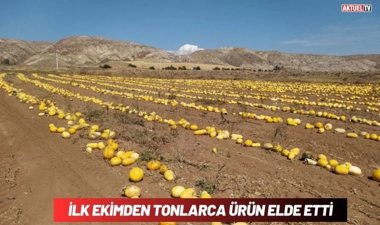 İlk Ekimde Tonlarca Ürün Elde Etti