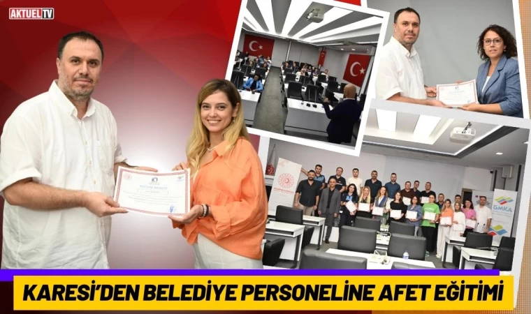 Karesi’den Belediye Personeline Afet Eğitimi