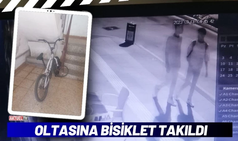 Oltasına Bisiklet Takıldı