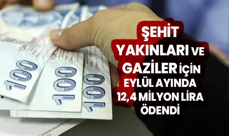 Şehit Yakınları ve Gazilere 12,4 Milyon Yardım