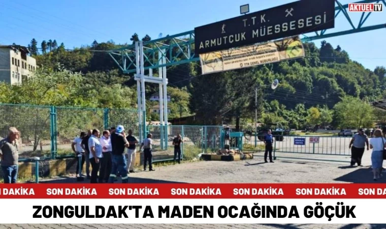 Zonguldak'ta Maden Ocağında Göçük