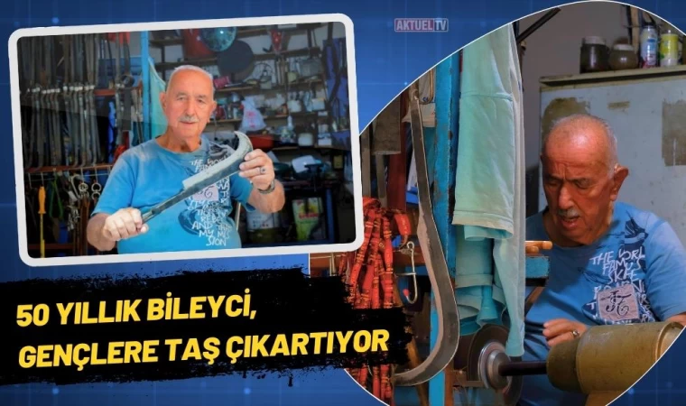 50 Yıllık Bileyci, Gençlere Taş Çıkartıyor