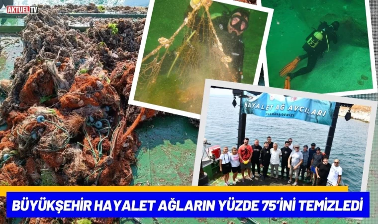 Balıkesir Hayalet Ağların Yüzde 75’ini Temizledi