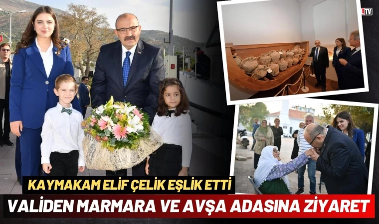 Balıkesir Valisi Marmara Adasını Ziyaret Etti