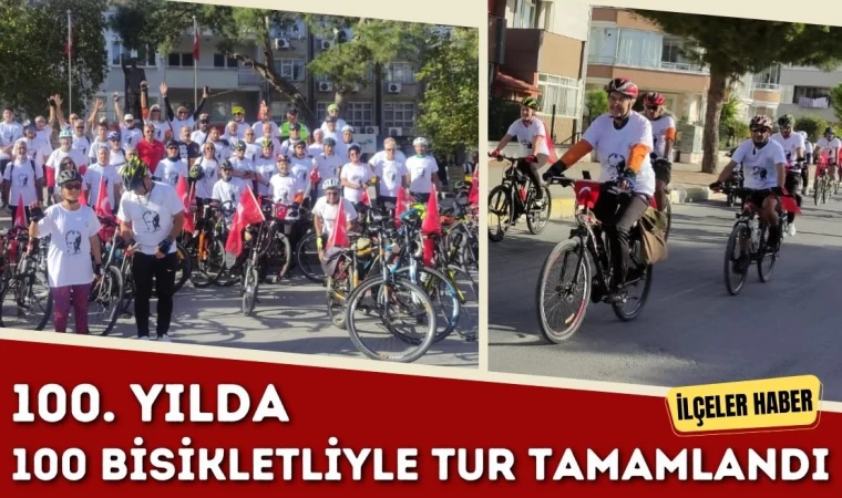 Balıkesir’de 100. Yılda 100 Bisikletliyle Tur Tamamlandı