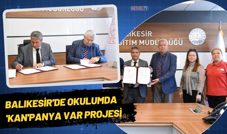 Balıkesir'de Okulumda 'Kan'Panya Var Projesi Başladı