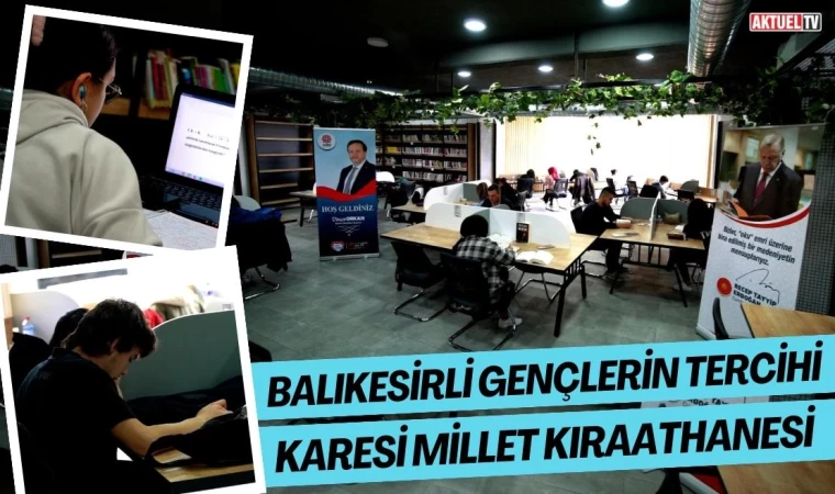 Balıkesirli Gençlerin Tercihi Karesi Millet Kıraathanesi