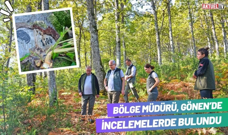 Bölge Müdürü Gönen’de İncelemelerde Bulundu