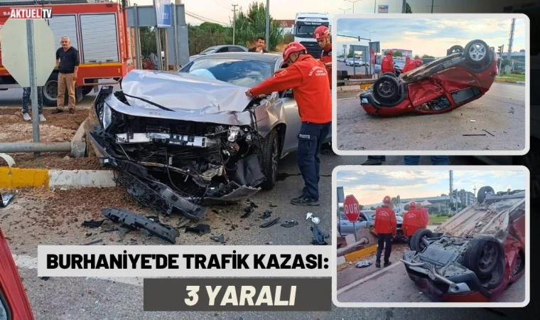 Burhaniye'de Trafik Kazası: 3 Yaralı