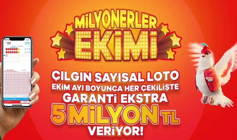 Çılgın Sayısal’da Ekstra 5 Milyon Kazandı