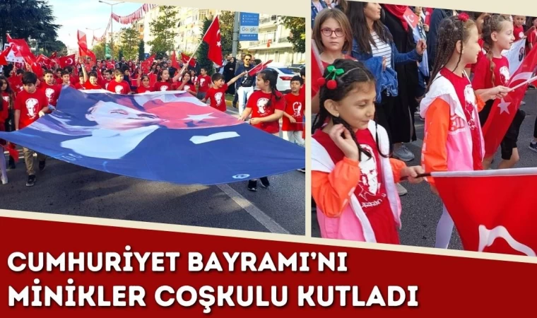 Cumhuriyet Bayramı’nı Minikler Coşkulu Kutladı