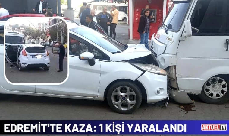 Edremit'te Kaza: 1 Kişi Yaralandı