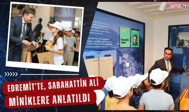 Edremit’te Sabahattin Ali Miniklere Anlatıldı