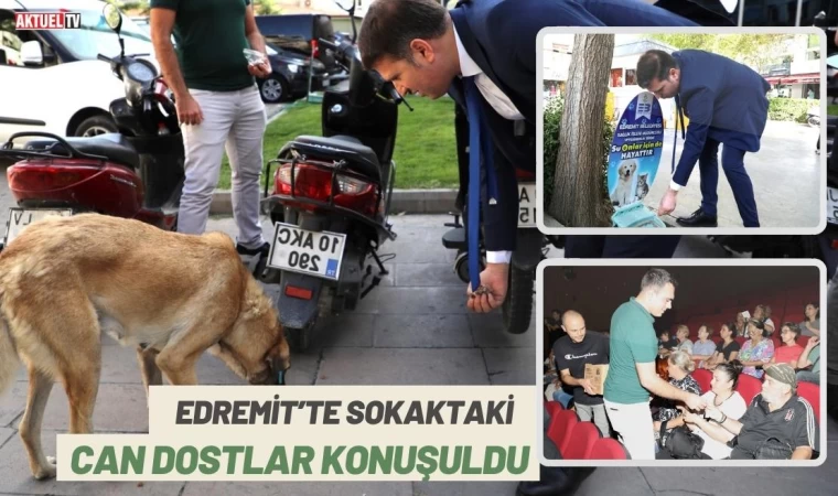 Edremit’te Sokaktaki Can Dostlar Konuşuldu