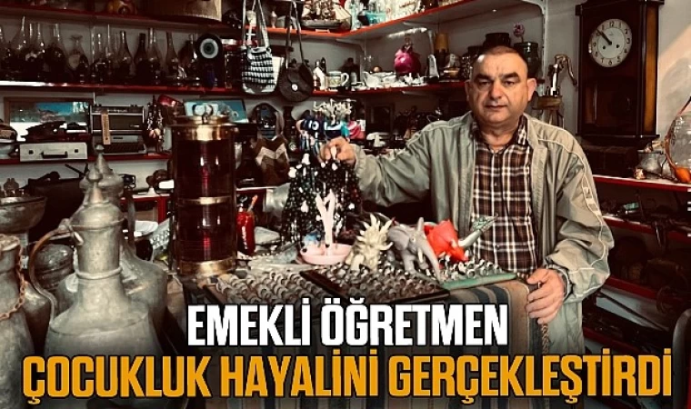 Emekli Öğretmen Çocukluk Hayalini Gerçekleştirdi