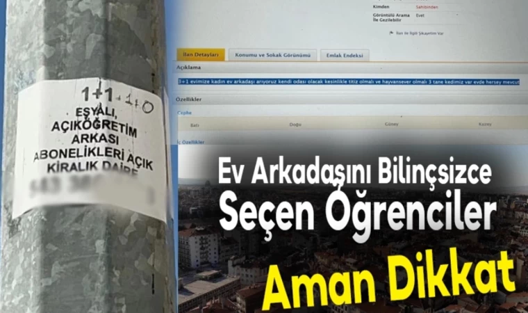 Ev Arkadaşını Bilinçsizce Seçen Öğrenciler Dikkat