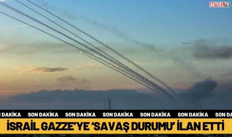 İsrail Gazze’ye 'Savaş Durumu' İlan Etti