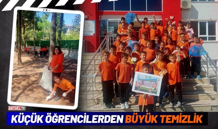 Küçük Öğrencilerden Büyük Temizlik