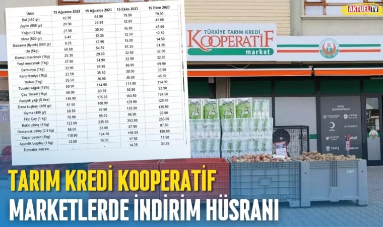 Tarım Kredi Kooperatif Marketlerde İndirim Hüsranı