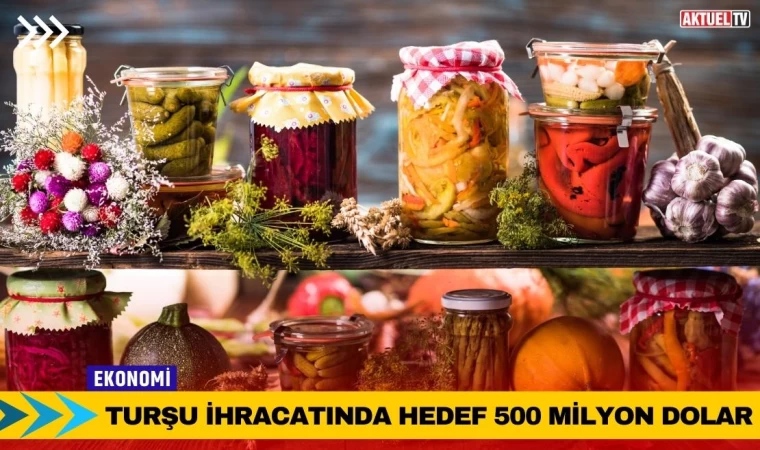 Turşu İhracatında Hedef 500 Milyon Dolar