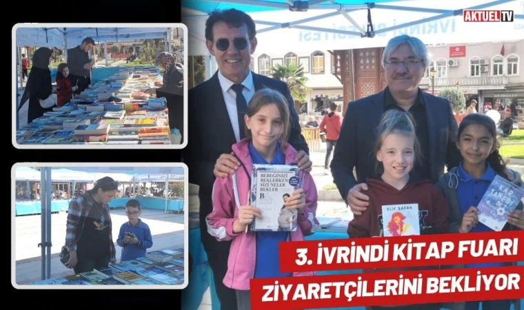 3. İvrindi Kitap Fuarı Ziyaretçilerini Bekliyor