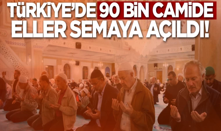 90 Bin Camide Filistinliler İçin Dualar Edildi