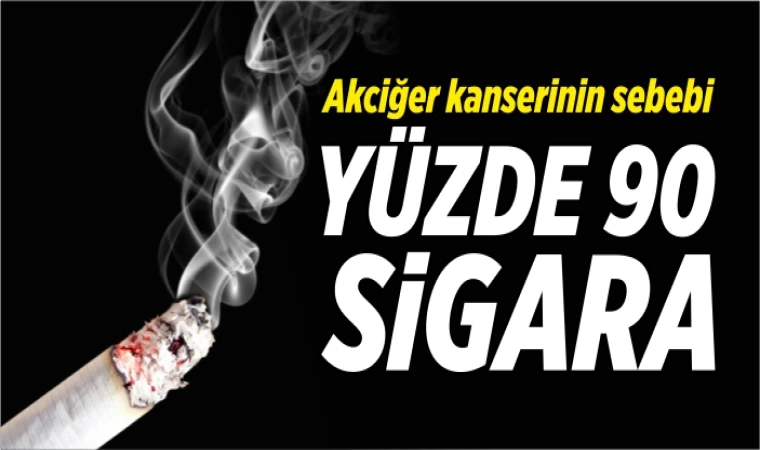 Akciğer Kanserinin Yüzde 90 Sebebi Sigara