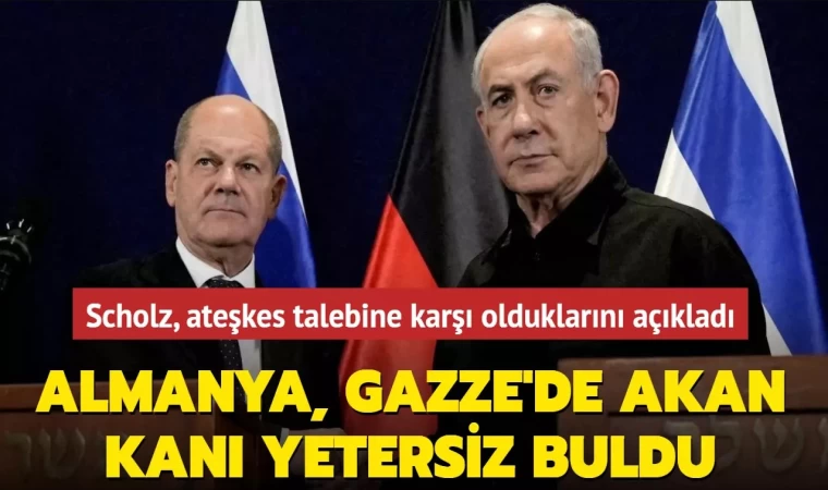 Almanya Başbakanı Scholz Gazze’de 'Ateşkese' Karşı