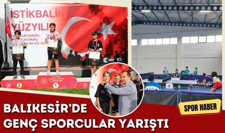 Balıkesir’de Genç Sporcular Yarıştı