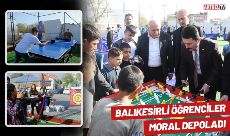 Balıkesirli Öğrenciler Moral Depoladı