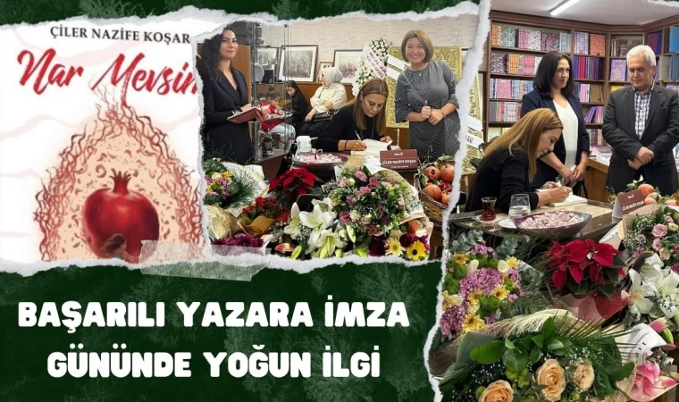 Başarılı Yazara İmza Gününde Yoğun İlgi