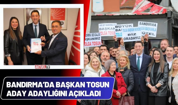 Başkan Tosun Aday Adaylığını Açıkladı