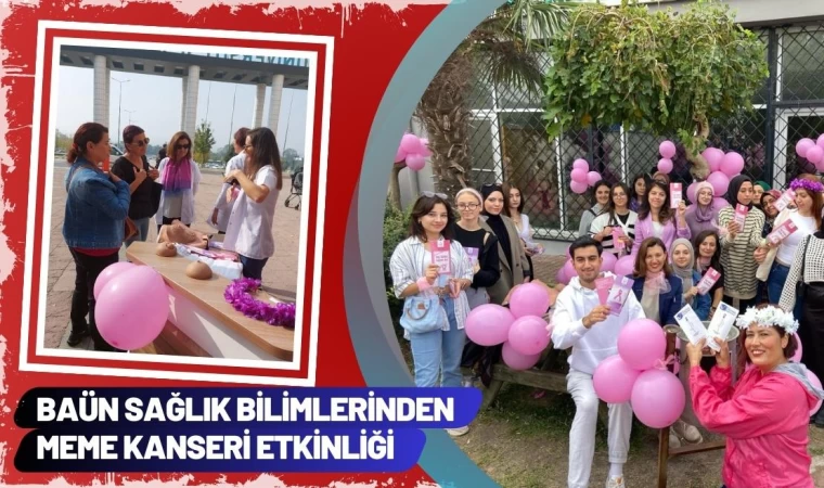 BAÜN Sağlık Bilimleri Fakültesinden Meme Kanseri Etkinliği