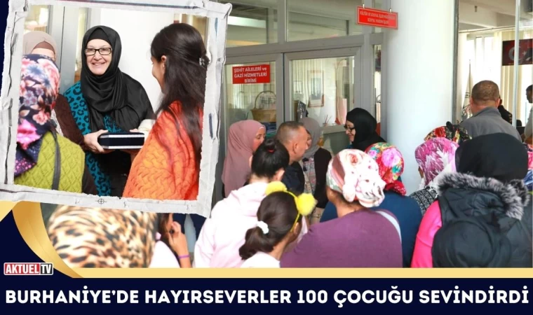 Burhaniye’de Hayırseverler 100 Çocuğu Sevindirdi