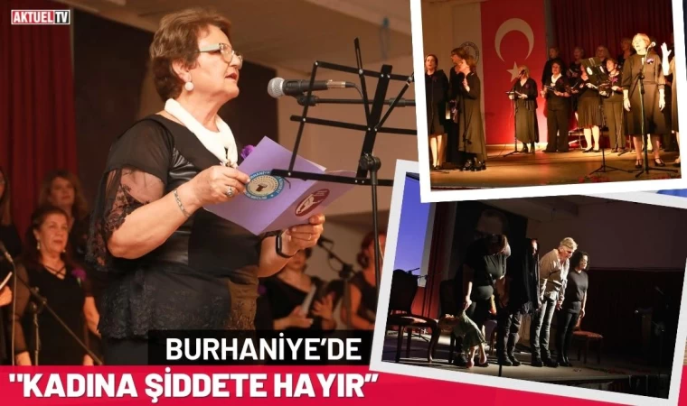 Burhaniye'de “Kadına Şiddete Hayır”