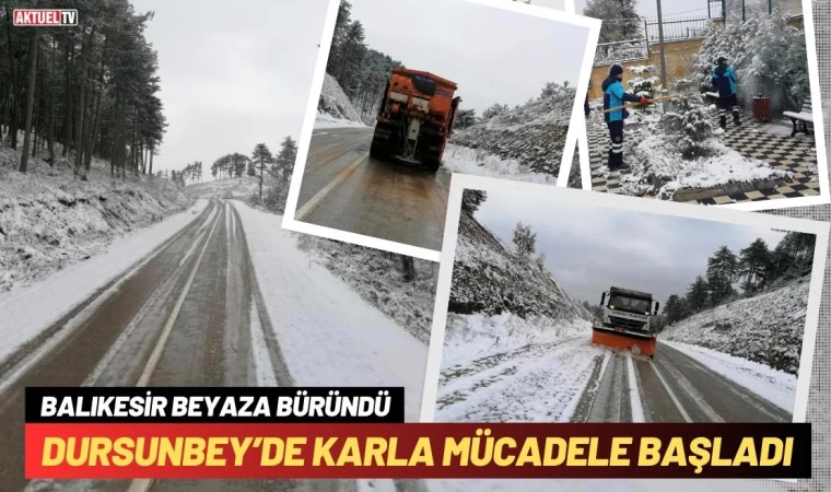 Dursunbey’de Karla Mücadele Başladı