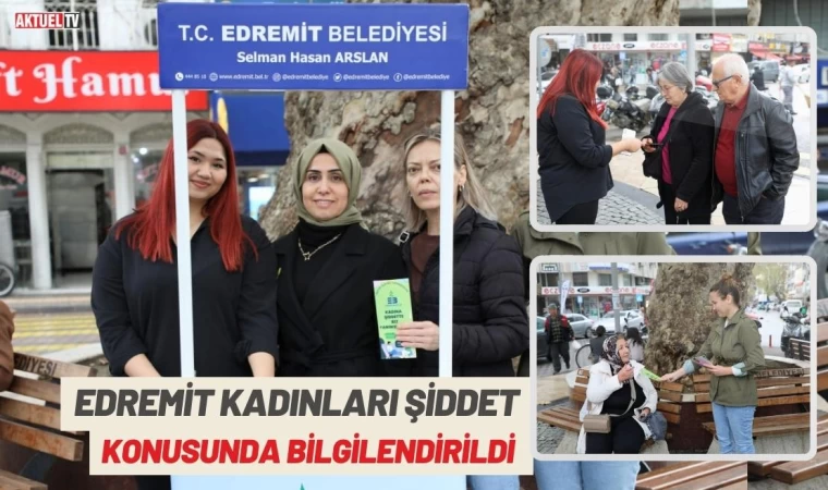 Edremit Kadınları Şiddet Konusunda Bilgilendirildi