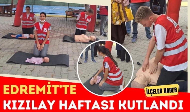 Edremit’te Kızılay Haftası Kutlandı