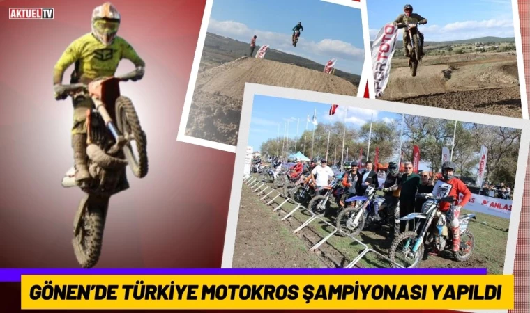 Gönen’de Türkiye Motokros Şampiyonası Yapıldı