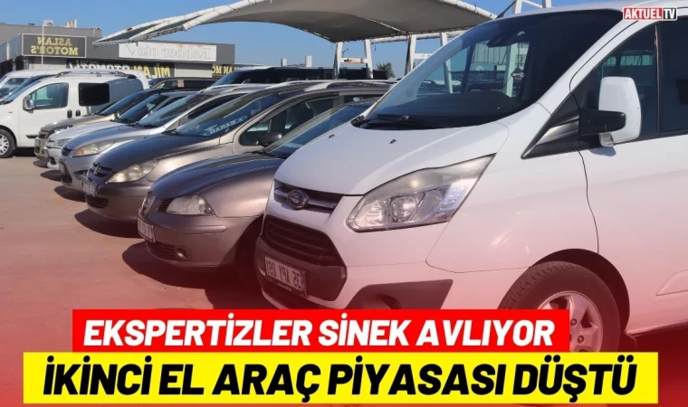 İkinci El Araç Piyasası Düştü, Ekspertizler Sinek Avlıyor