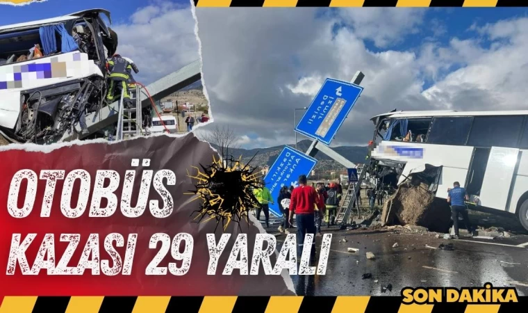 Kapadokya’da Otobüs Kazası: 29 Yaralı